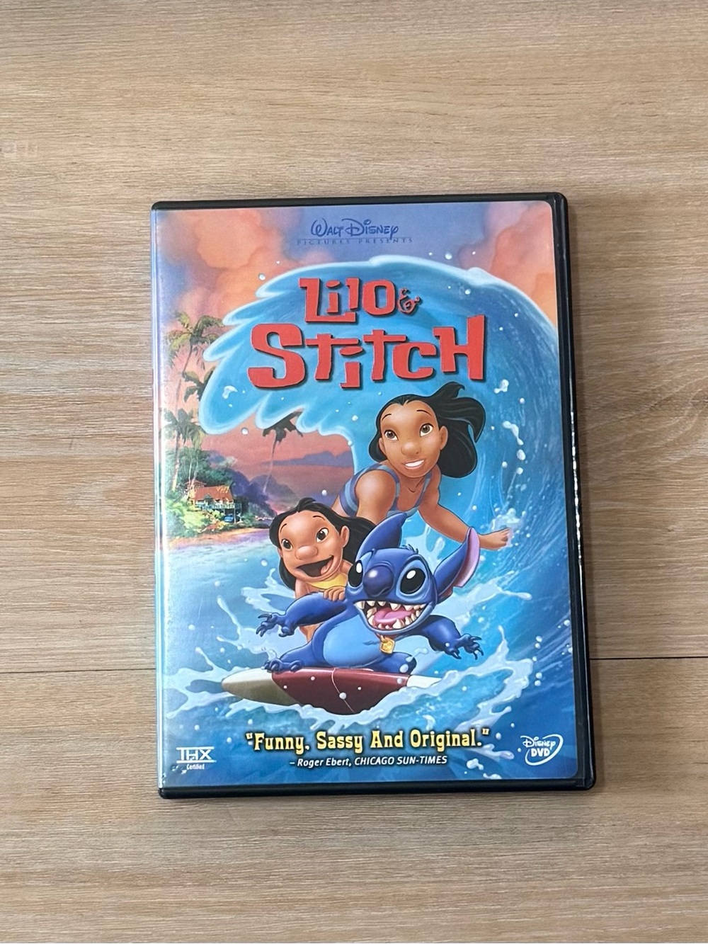 Disney Lilo & Stitch DVD - Blue & Red Cover Art